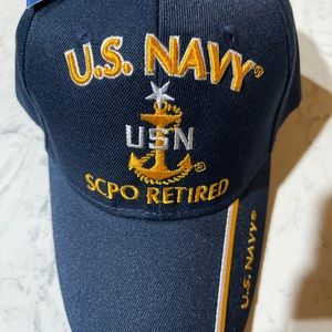 Navy SCPO Retired Cap Navy Blue